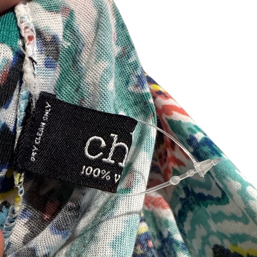 Multicolor Chevron Pattern Infinity Loop Scarf - Picture 2 of 4